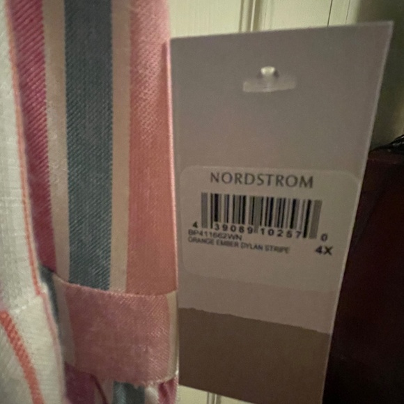 BP. Stripe Button Front Midi Dress (4XL) - Picture 13 of 13